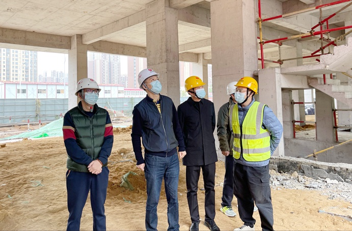 市政公用集團黨委委員、副總經理葛威敏到泉邦產業(yè)園項目檢查安全生產工