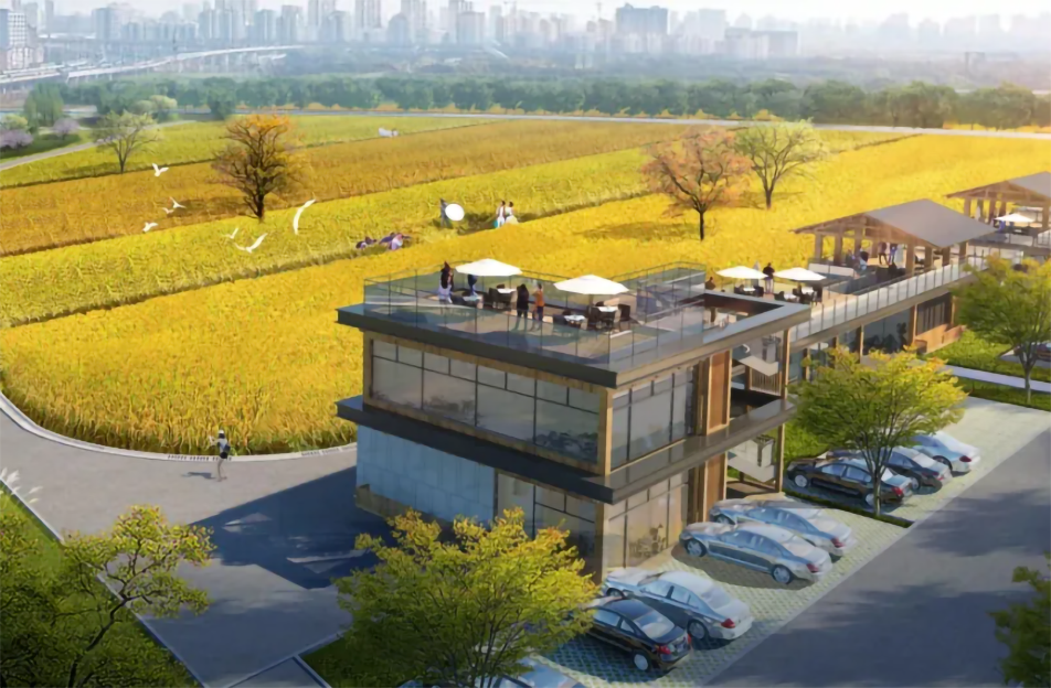 南昌市政建設集團有限公司承建南昌市西湖區九洲公園稻香園及植物園建設項目破土動工